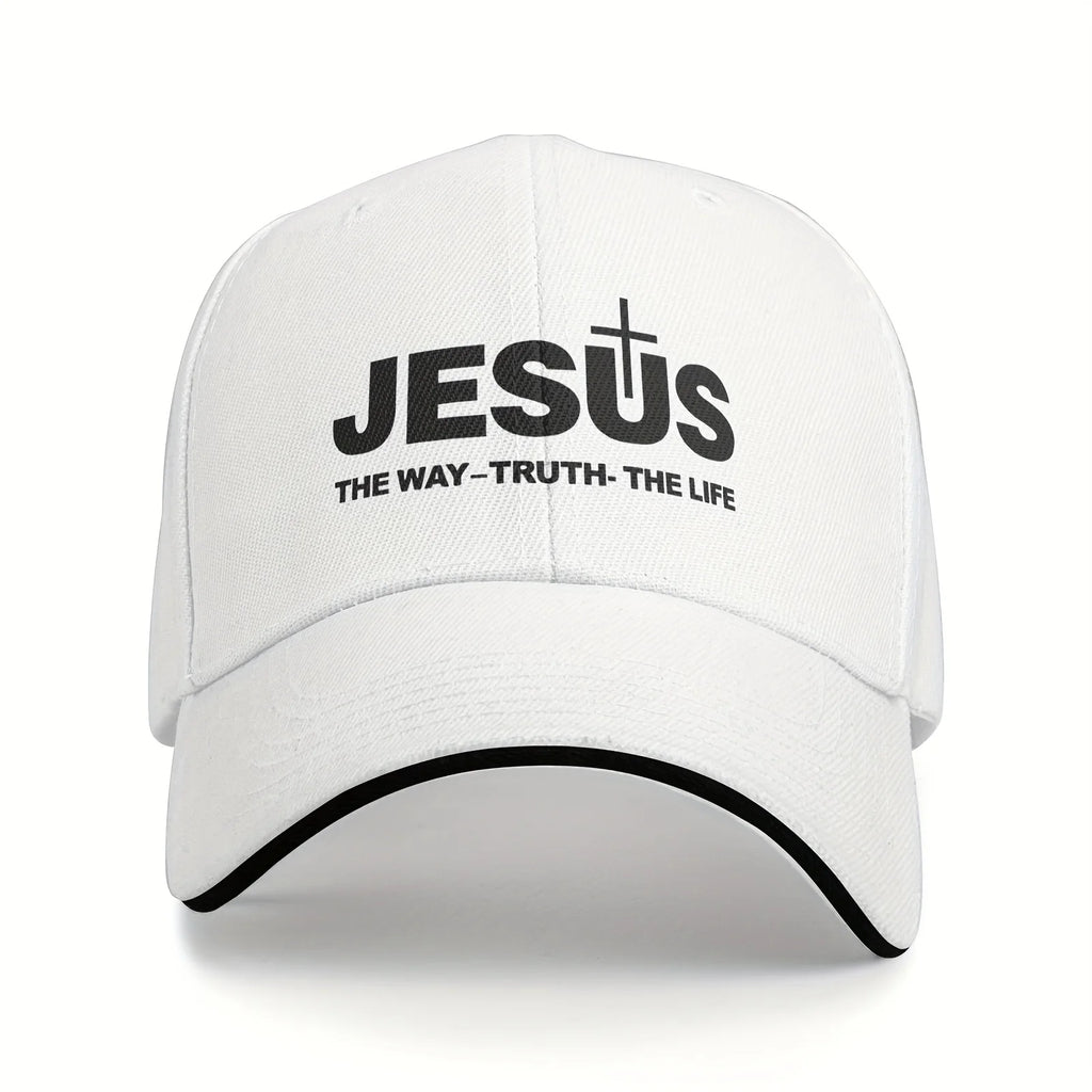 1 Jesus Cross Printed Baseball Cap Men and Women