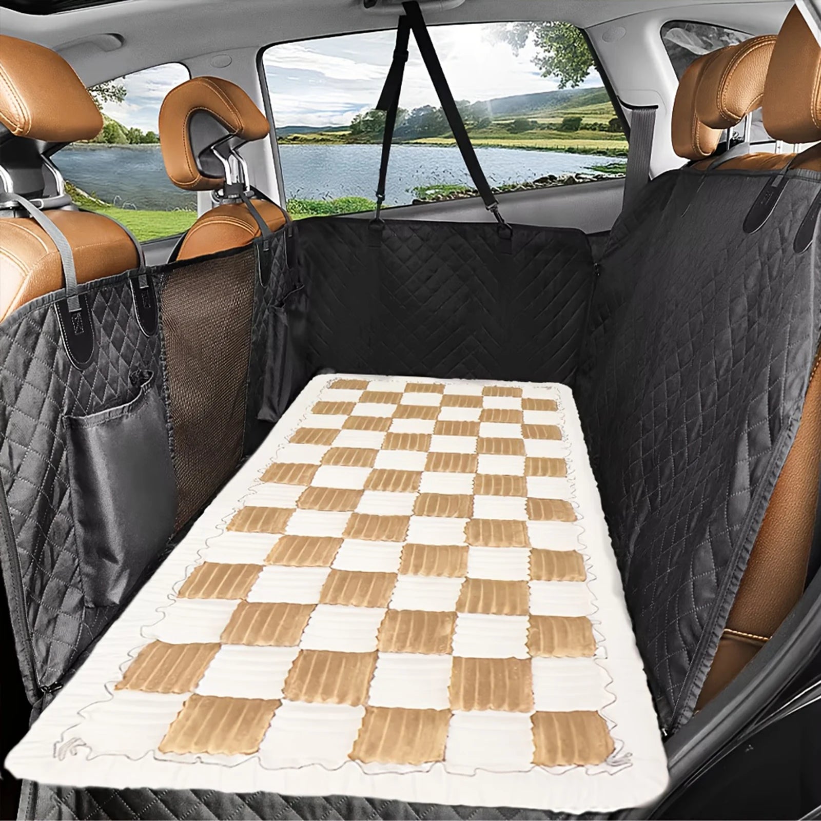 Dog Bed Warm Mat for Car Seat Cover Pet Cat Blanket Anti-slip