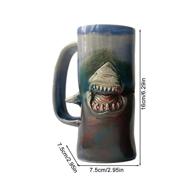 Shark Coffee Mug Unique Novelty Drinking Cup