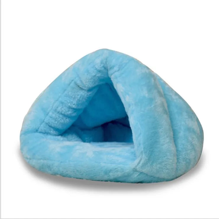 Warm Cat Slippers in Winter Comfortable Tents Soft Thick Cats Beds