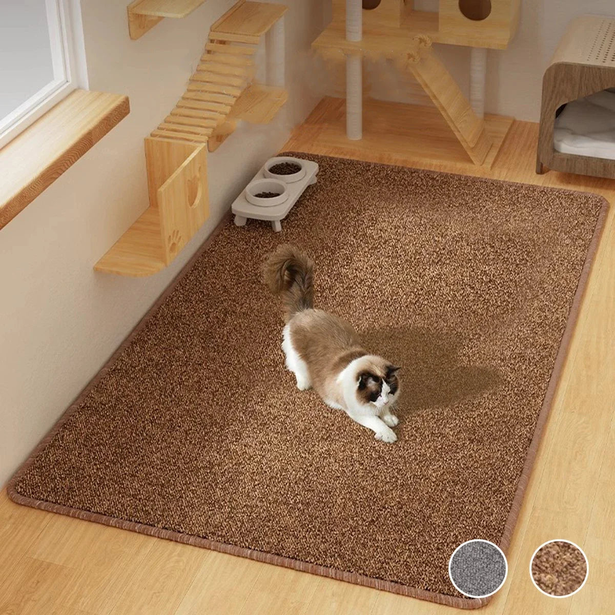 Large Cat Scratching Mat Carpet Non-Slip