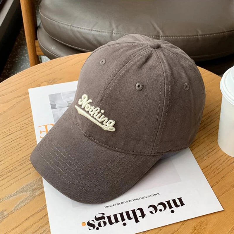 Letter Embroidery Baseball Hat For For Women Men Fashion
