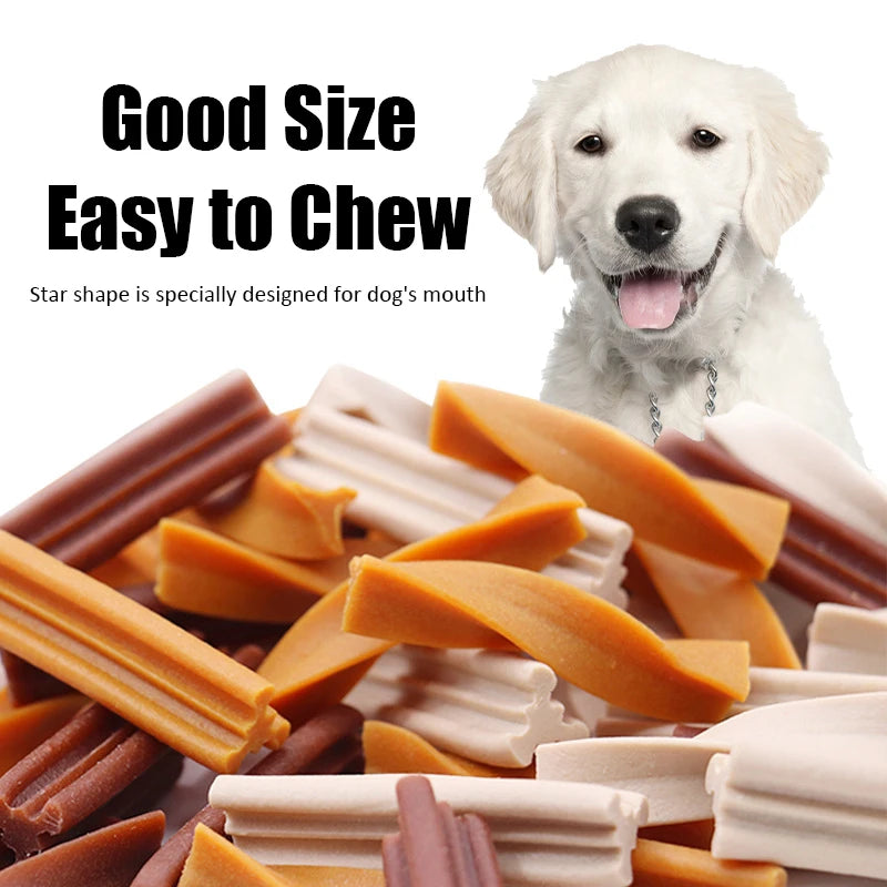 Dog Snacks Teething Stick 120g Mixed Flavor Tooth Cleaning Bone Fresh Breath