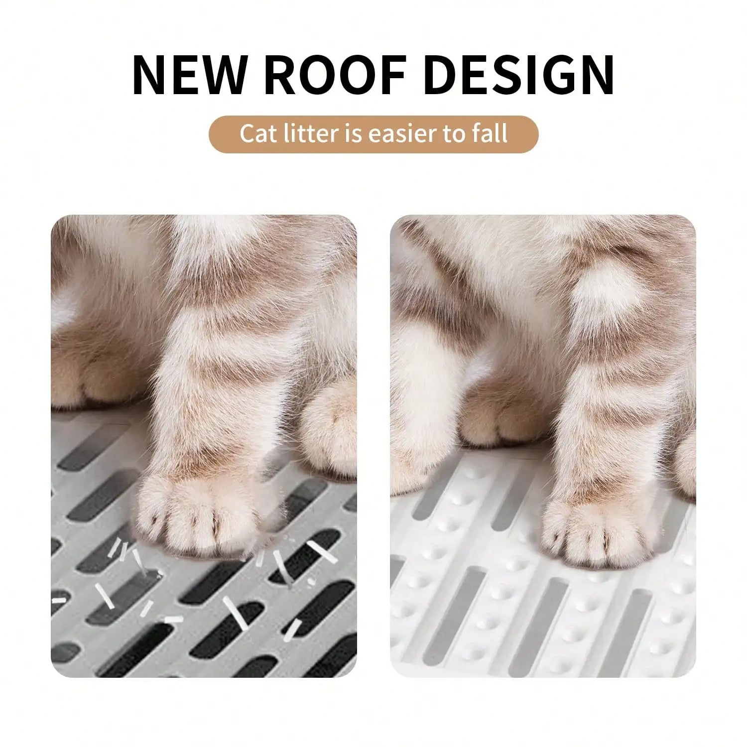 Fully Enclosed Cat Toilet With Lid Cover Hooded Odorless