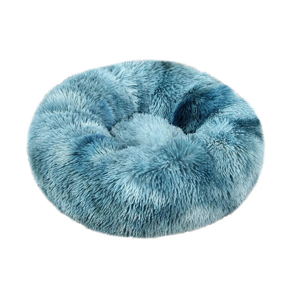 Cat Beds Washable Soft Pet Kennel Winter Thickened Warm Donut Round