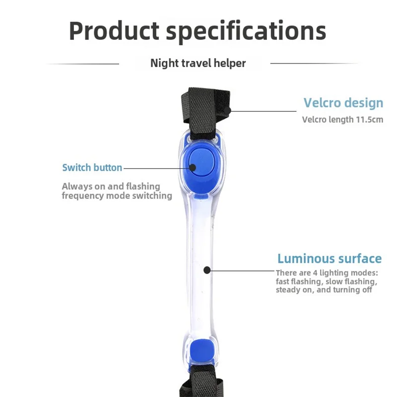 Waterproof Dog Anti-Lost Safety Glowing Collar,Multi-Color  Outdoor-Ready Flashing LED