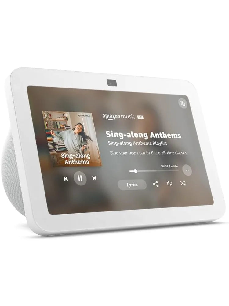 Amazon Echo Show 8  With Spatial Audio, Smart Home Hub, and Alexa, Glacier White