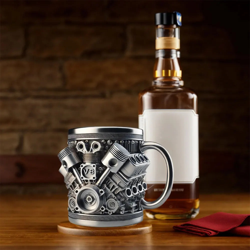 Unique Car Engine Coffee Mug 3d Engines Design Tea Cup