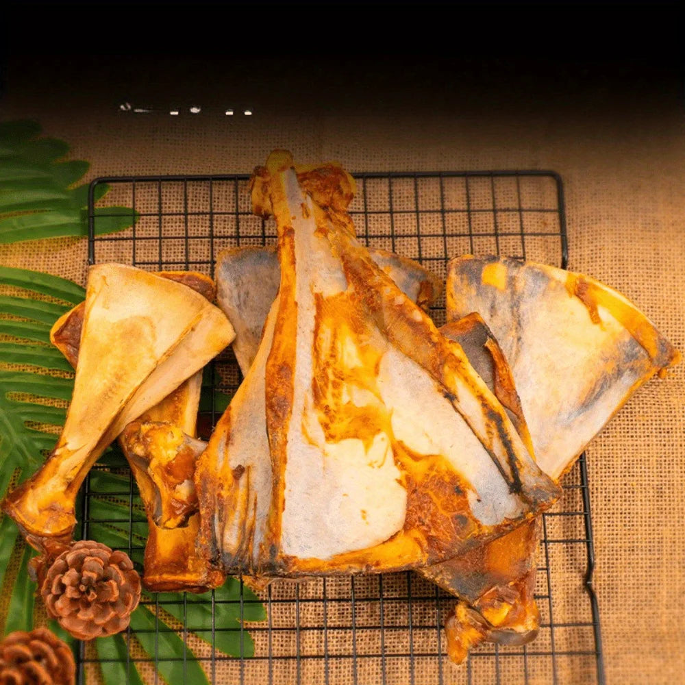 1/2 Pack x 60-90g Lamb Fan Bone, Natural Ingredients, Natural Dog Treats