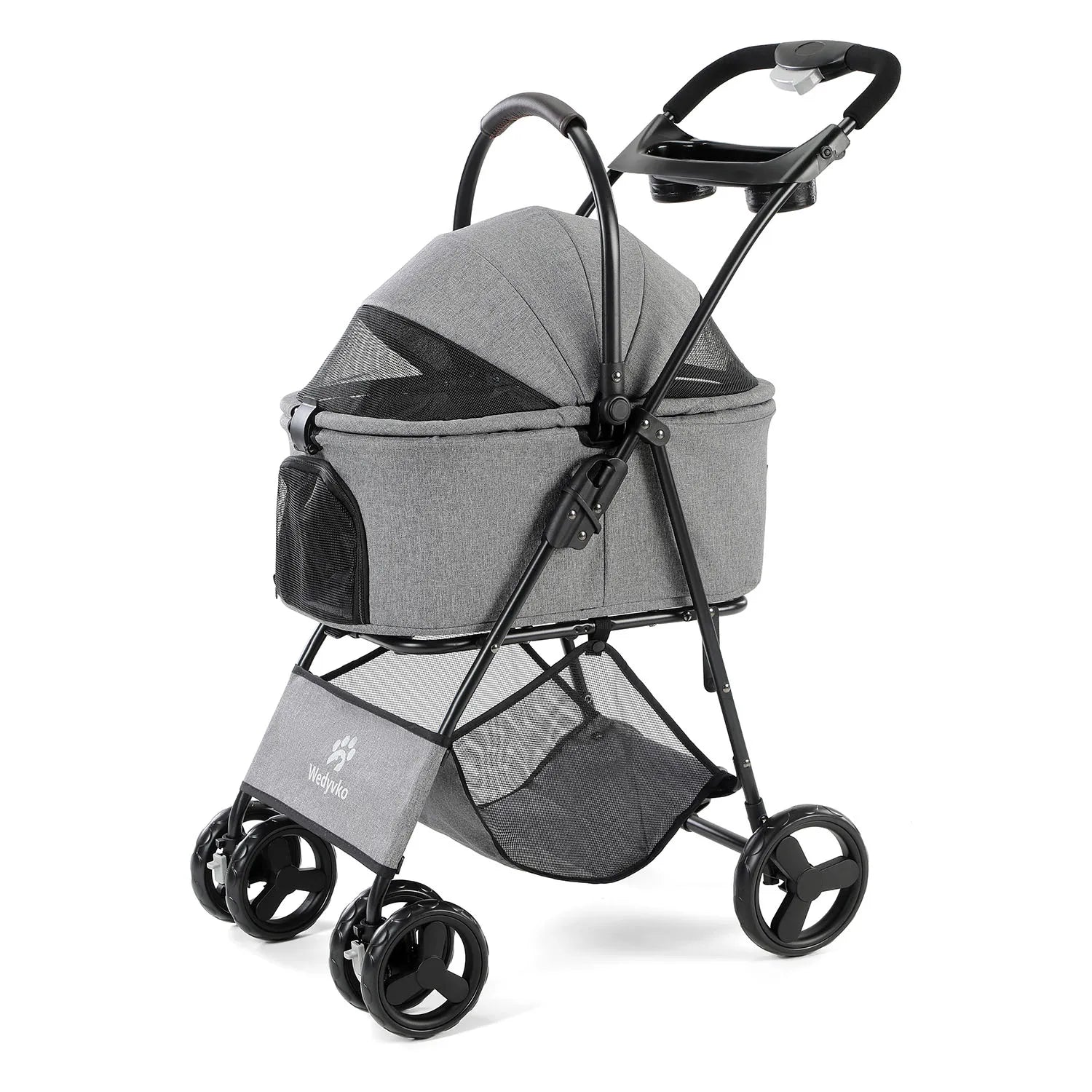 3 in 1 Pet Stroller with Removable Carrier