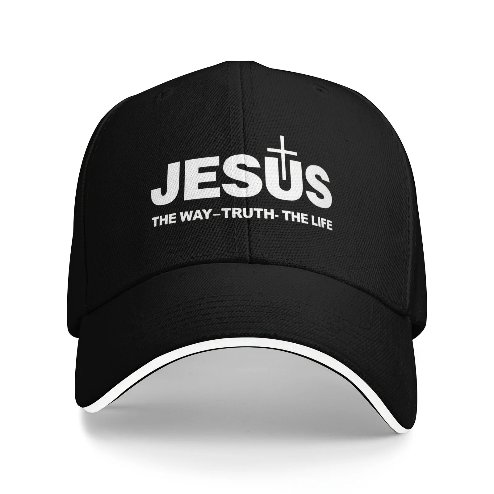 1 Jesus Cross Printed Baseball Cap Men and Women