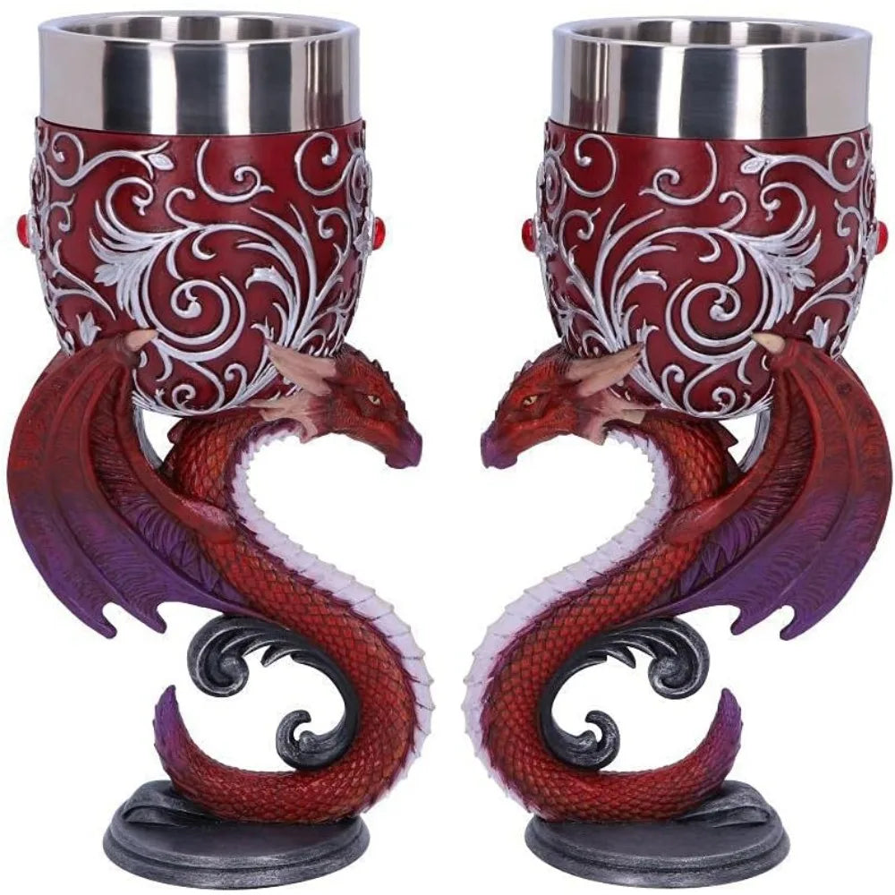 1pcs Dragon Shaped Goblet 200 Ml Stainless Steel Water Cup Personalized Beverage Cup Reusable Suitable for Family Dinner Mug